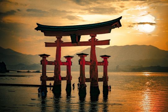 Hiroshima Itsukushima Tempel