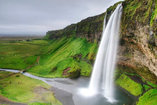 Seljalandsfoss islands smukke vandfald