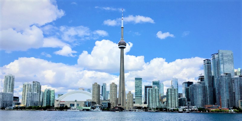 Totonto med CN tower i midten