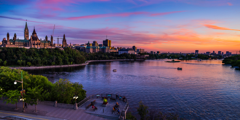 Ottawa Parlament og Ottawa River