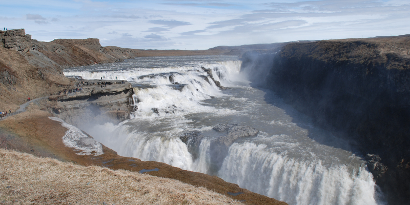 Gullfoss vandfald Gullfoss vandfald